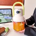 Portable juicer cup, cordless electric juicer, large capacity water cup, large cup(approx. 1300 ml) - Image 4