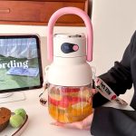 Portable juicer cup, cordless electric juicer, large capacity water cup, large cup(approx. 1300 ml) - Image 2